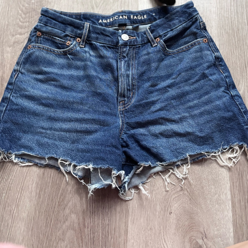 American Eagle Outfitters Dark Blue Jean Shorts